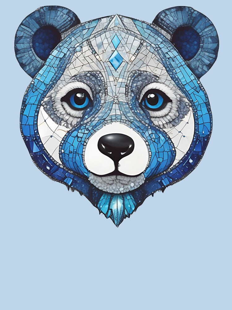 Blue Mosaic Panda by pUNKnown