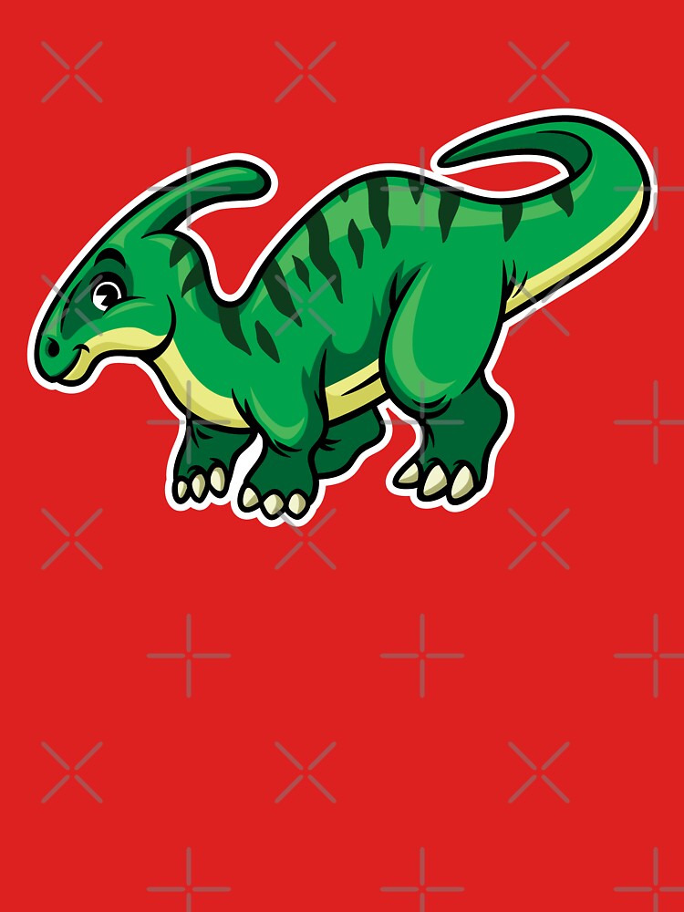Cute Parasaurus Happy Dinosaur by PosterpartyCo