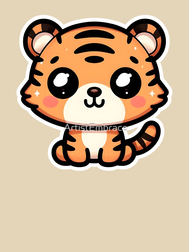 Kawaii Tiger by ArtistEmbrace