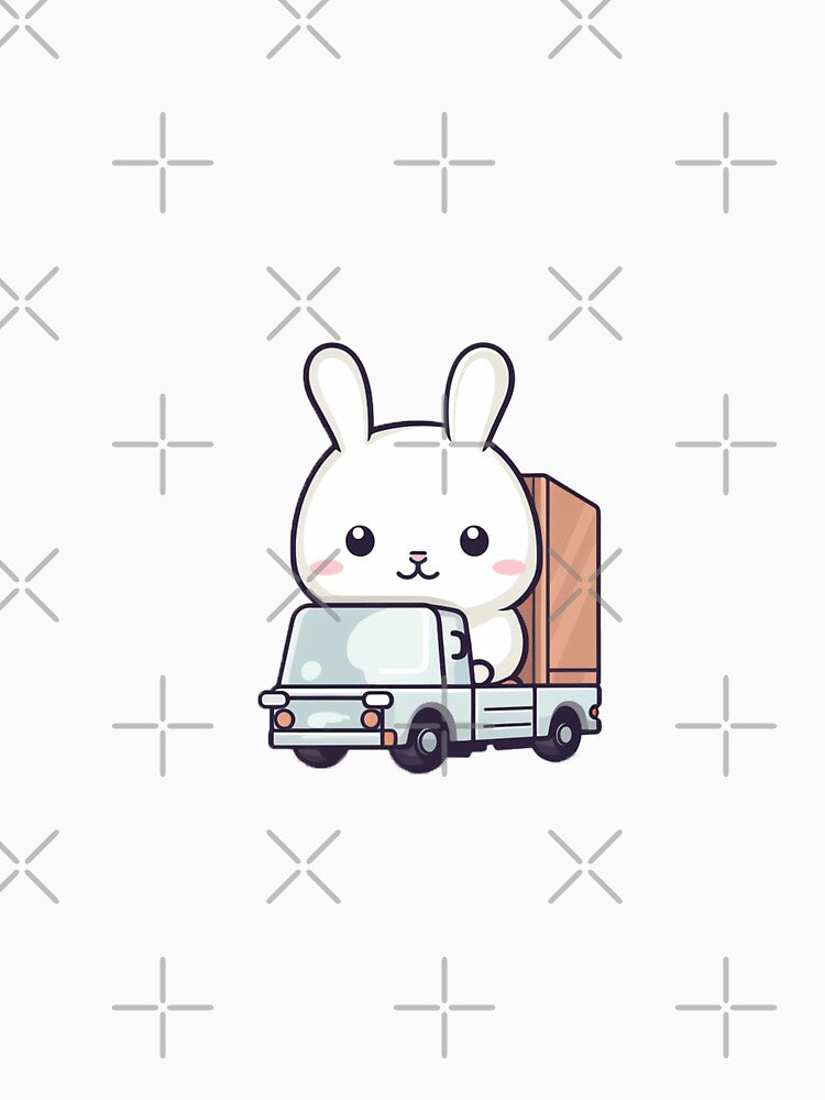 Rabbit Driving a lorry by omerfdln34