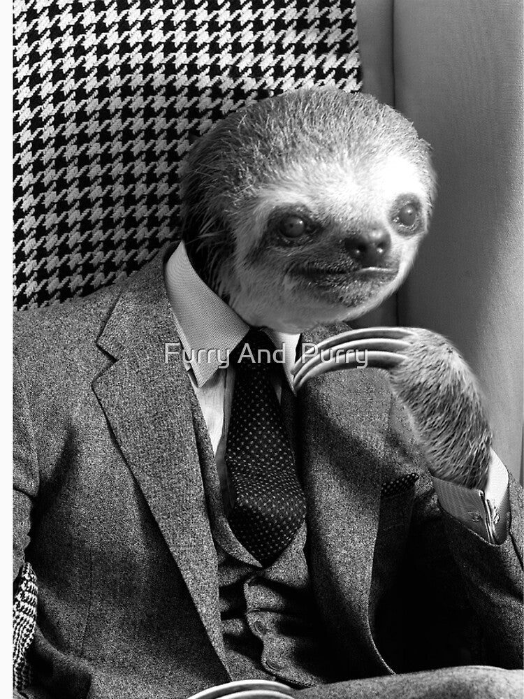 Gentleman Sloth #6 by Furry And Purry