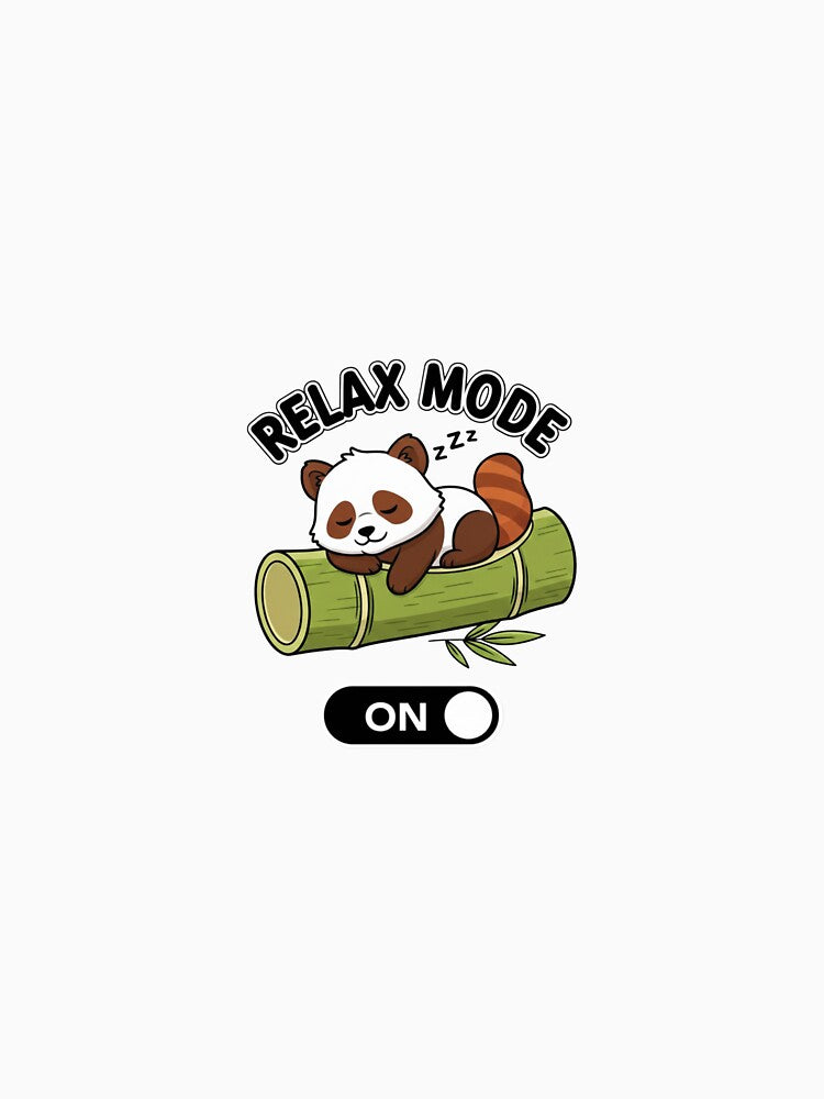 Relax Mode On Panda Shirt – Cute Sleeping Panda Chill Design by snaperos