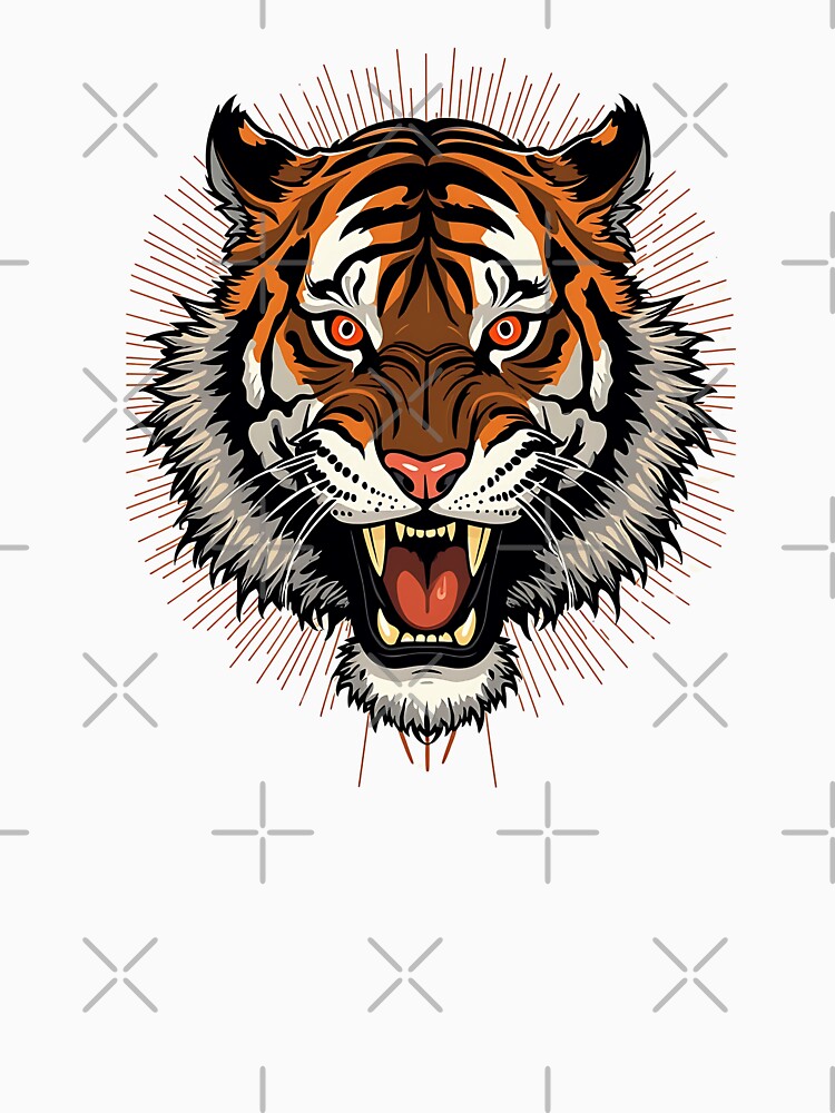 Sumatran Tiger and Amur Tiger: Rare Big Cats of the Jungle by VibeTCreations