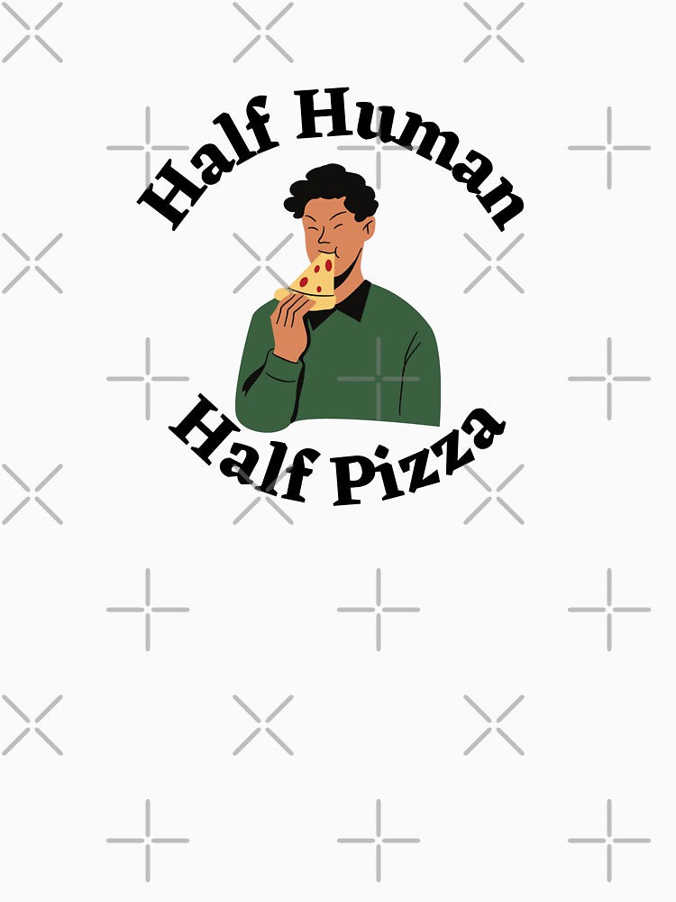 Half Human Half Pizza Man by tiredandbored