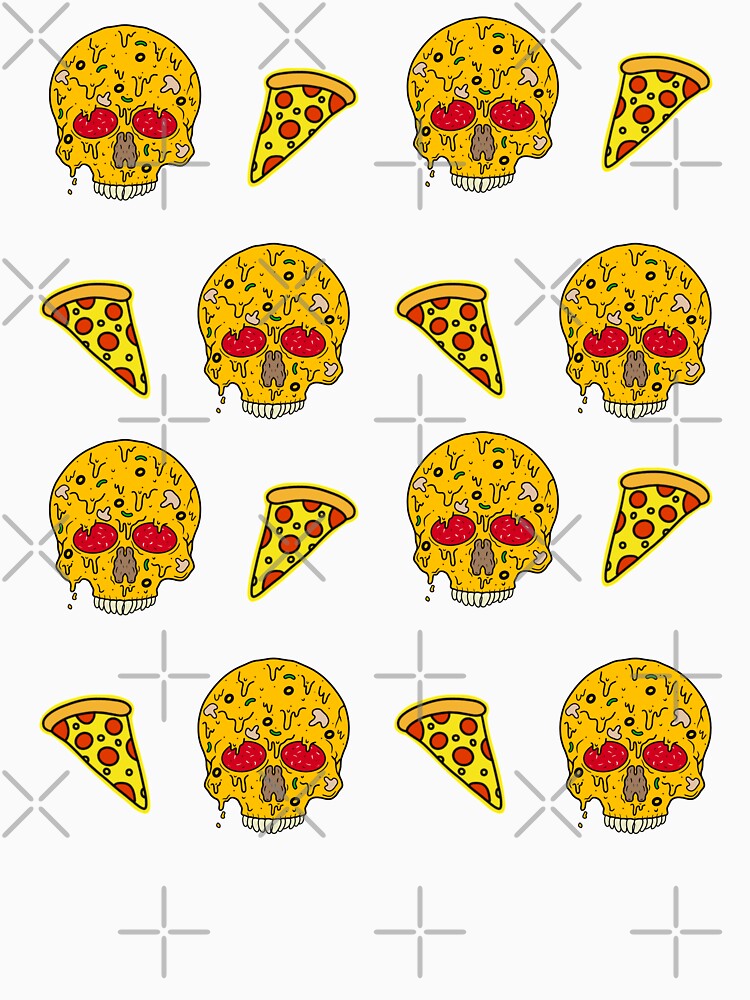 Pizza Skulls N Slices (Purple) by Milasneeze