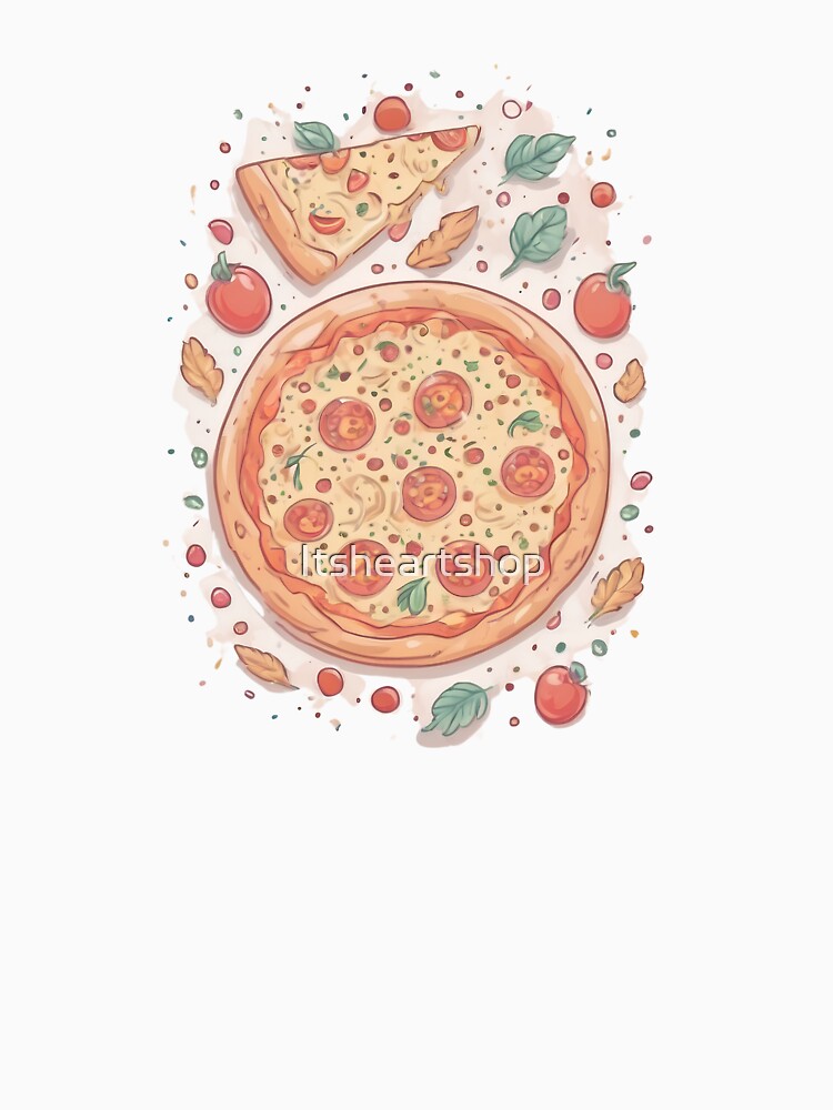 Cute Pastel Pizza by Itsheartshop