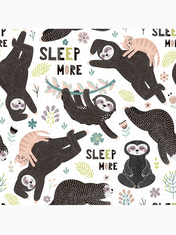 Sloth Sleep More by ArtCreations79