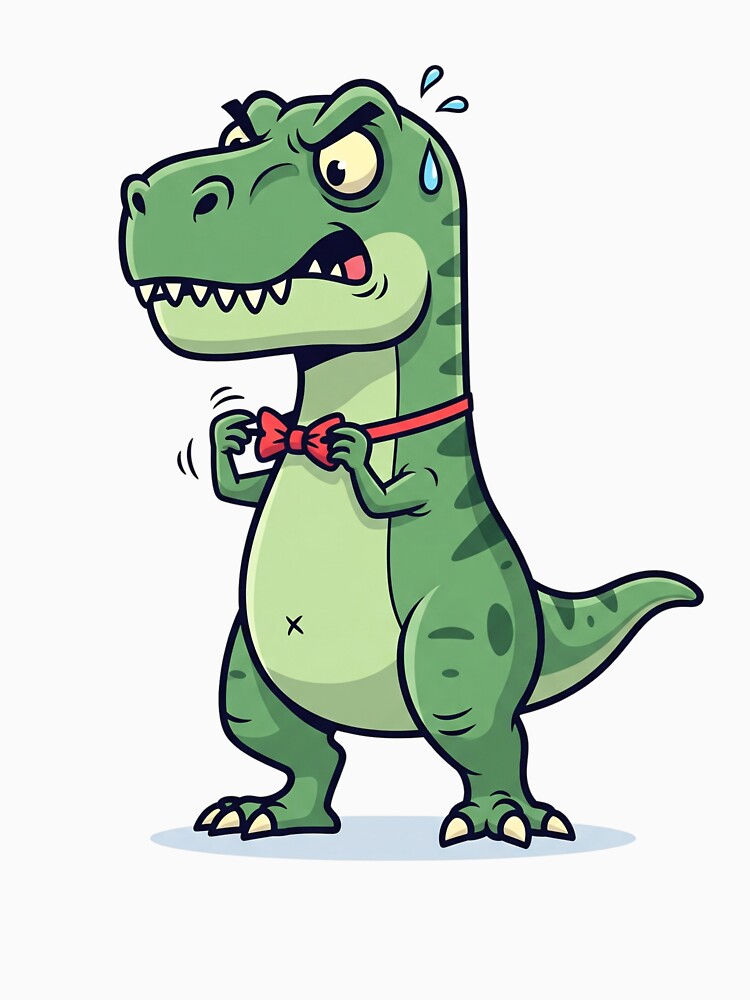Funny Dinosaur T Rex Stickers Prehistoric Humor by Alchemy Apparel