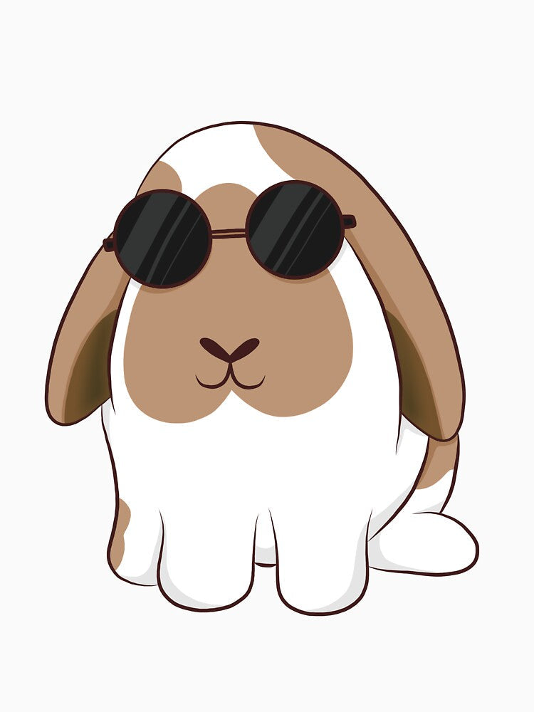 Rabbit wears glasses by TiffyChaa