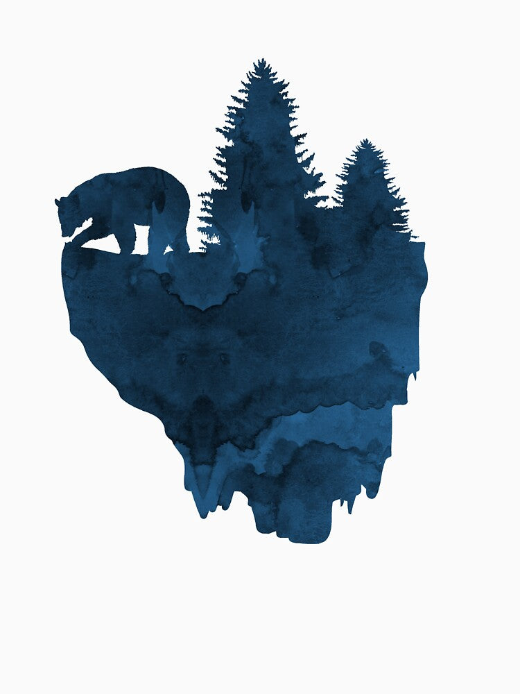 A bear on a floating island by TheJollyMarten