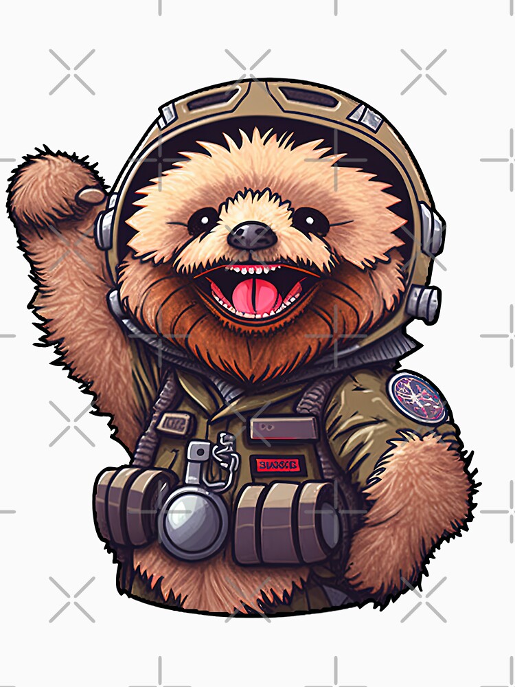Celebration Sloth by zoomzoomies