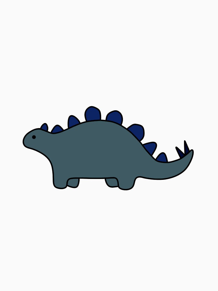 Dark blue dinosaur by trippyzipp
