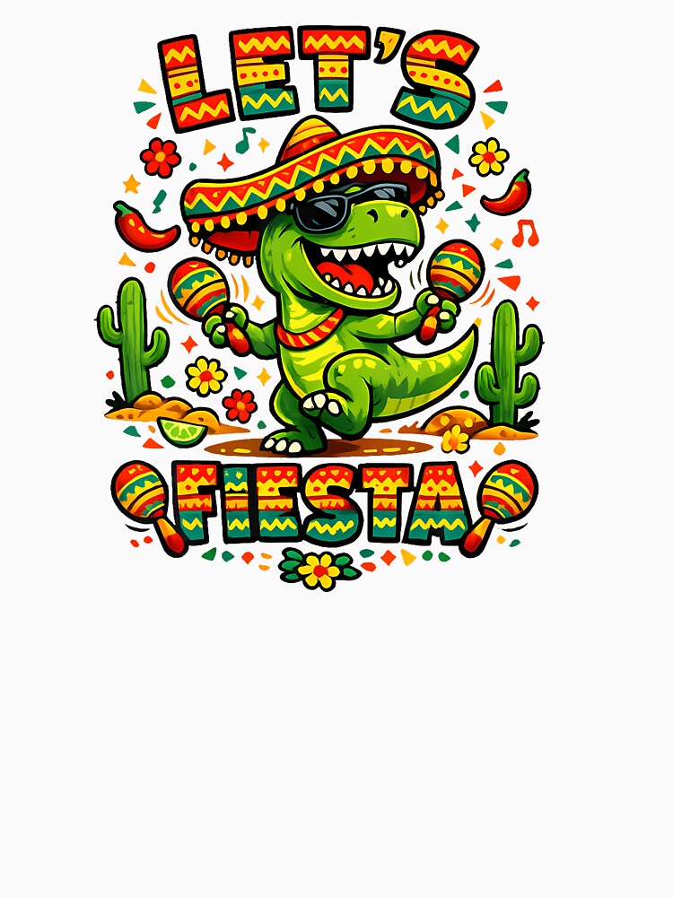 Fiesta Dinosaur Taco Party by Le7yaStore