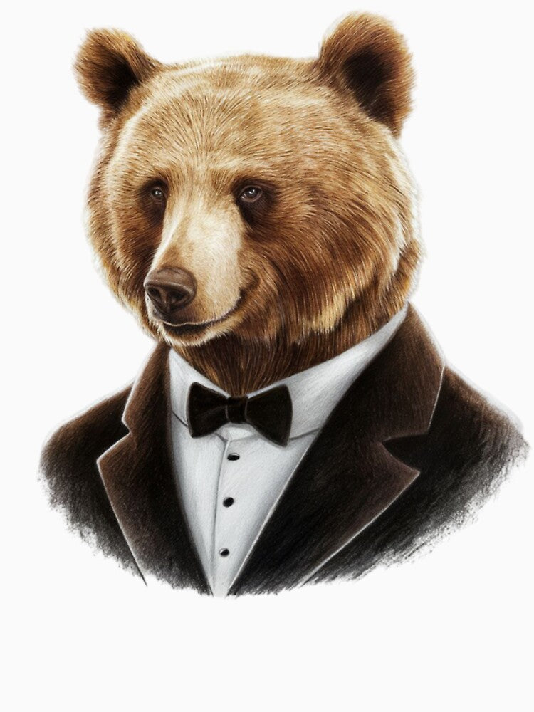 Bear Wearing A Tuxedo by PolygonPinnacle