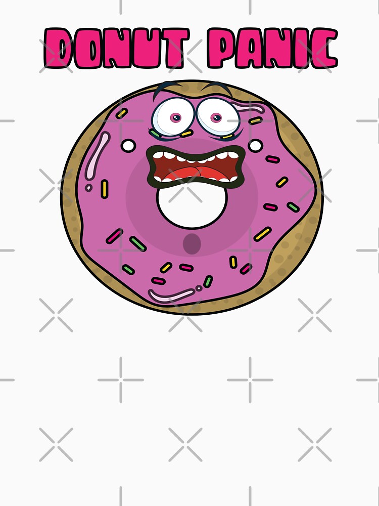 Donut Panic funny word pun by Donutlovers