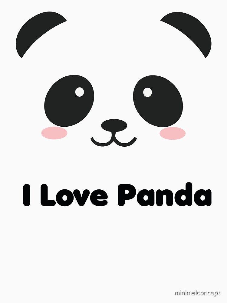 I Love Panda by minimalconcept