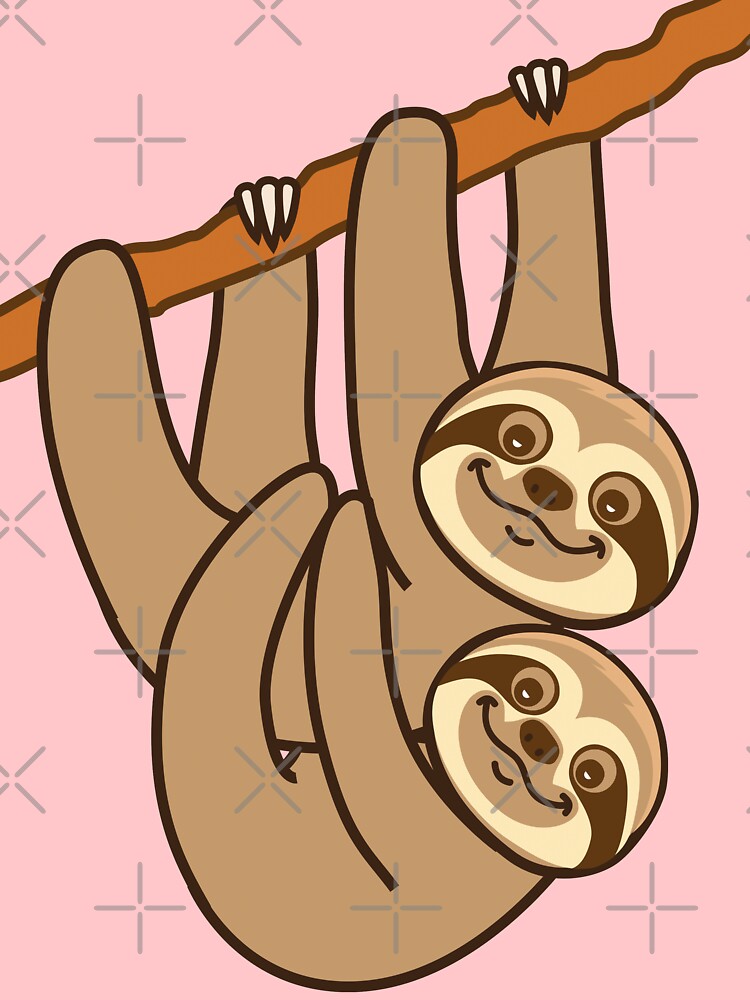 Cute Sloth family!! by plushism