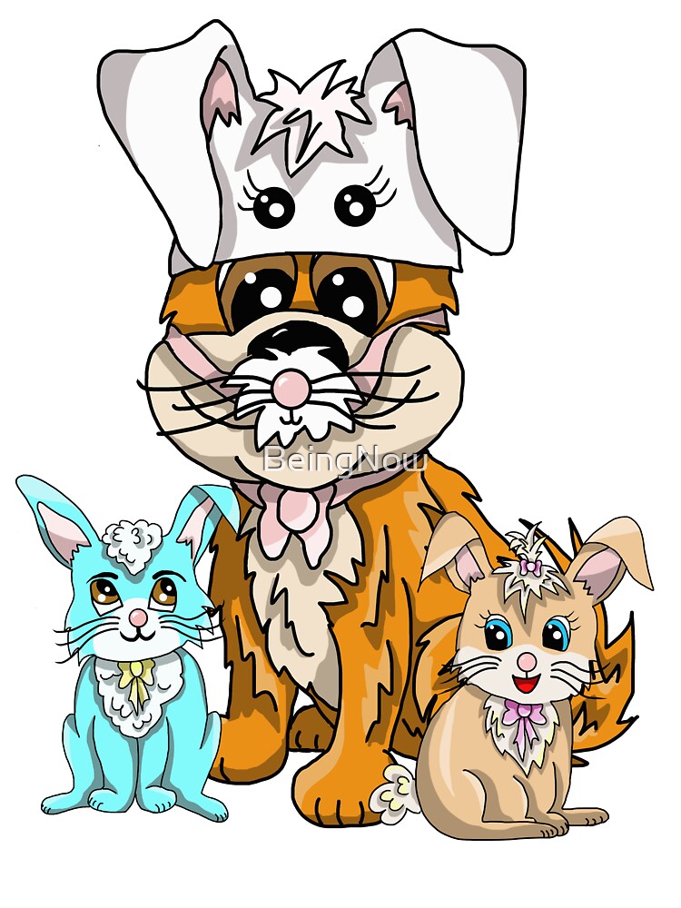 baby rabbit dog by BeingNow