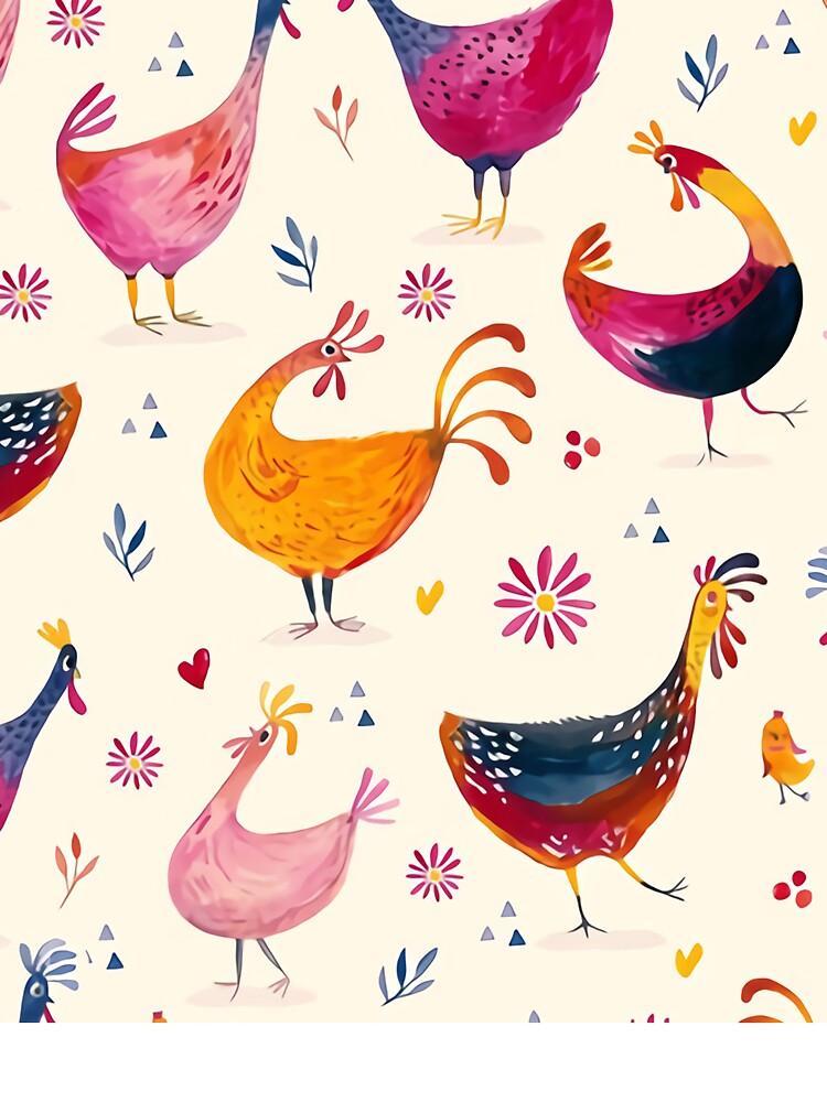 Funny Chicken Art by SweetPea49