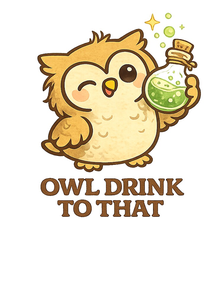 Potion Owl — Owl Drink To That by DreamMachine69