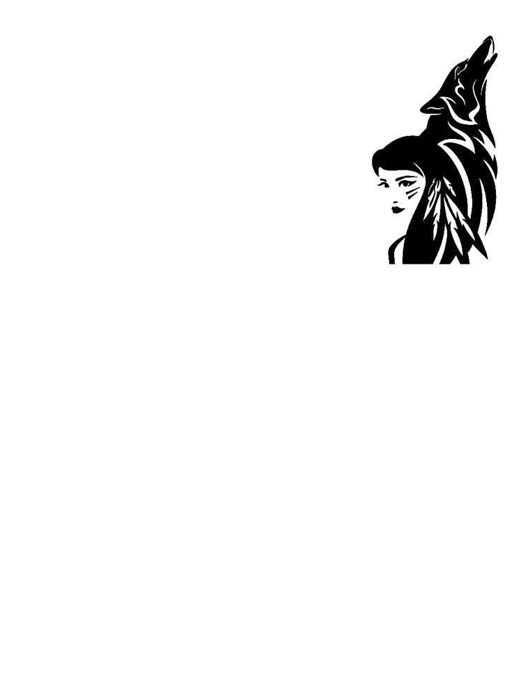 Howling Wolf and Girl design by NoxLand
