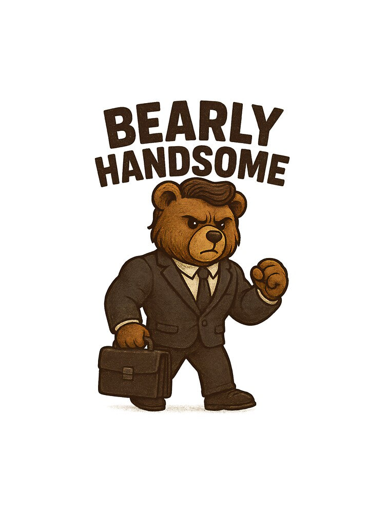 Muscular Gentleman Teddy Bear Suit Bearly Handsome Design by Darklibra