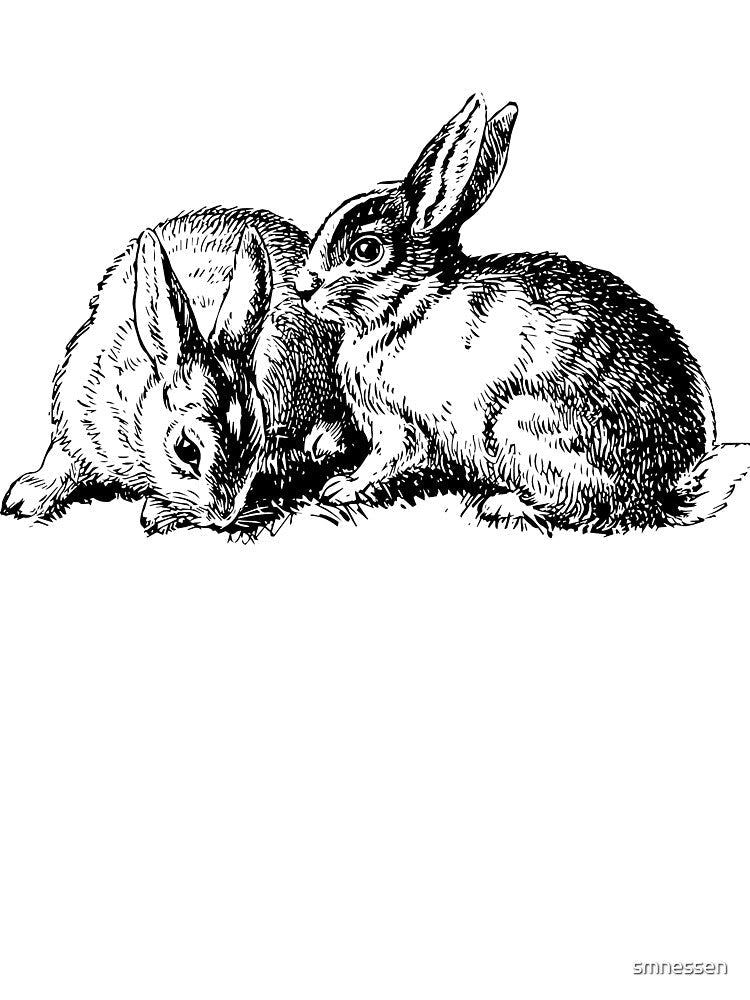 Bunny Cuddle - Rabbit Cuddle by smnessen