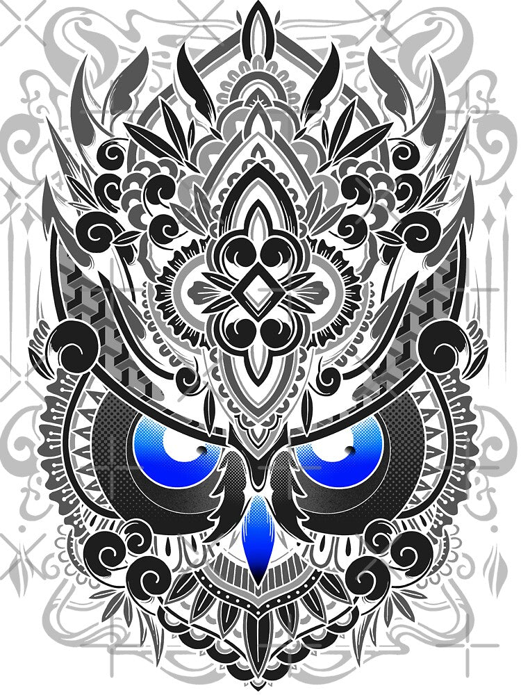 Graphic Owl Art by svetlana84