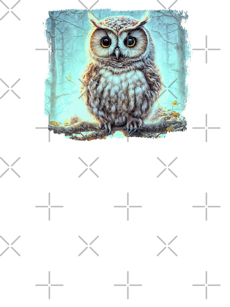 Cute Owl in the Forest by Elisabeth Lucas