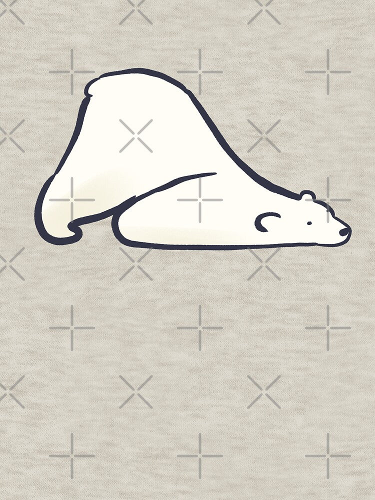 Cute Polar bear sleeping by Mayarart
