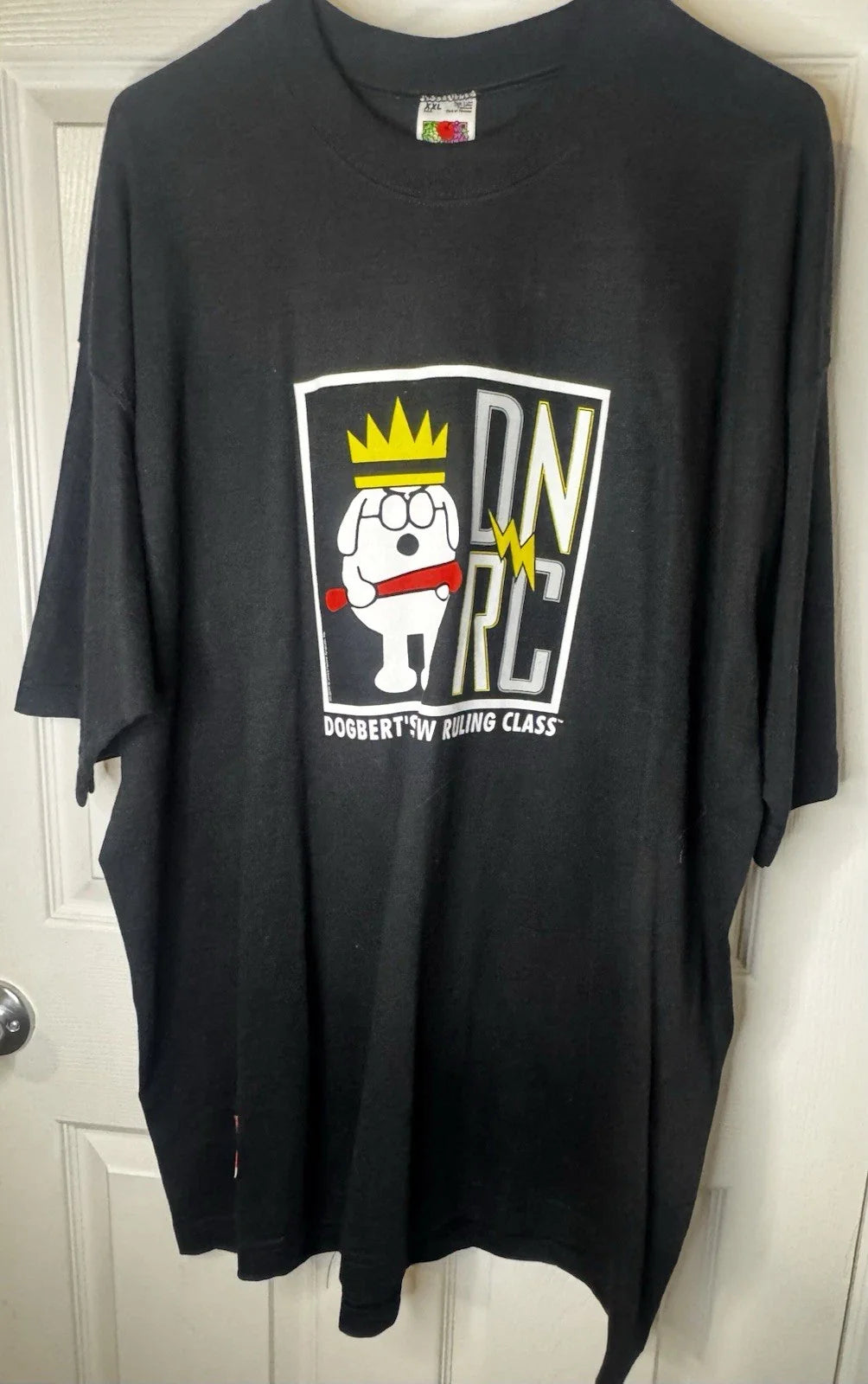 Vintage Dilbert Dogbert T Shirt XXL Cartoon Graphic 90s Comic Office Humor Tee