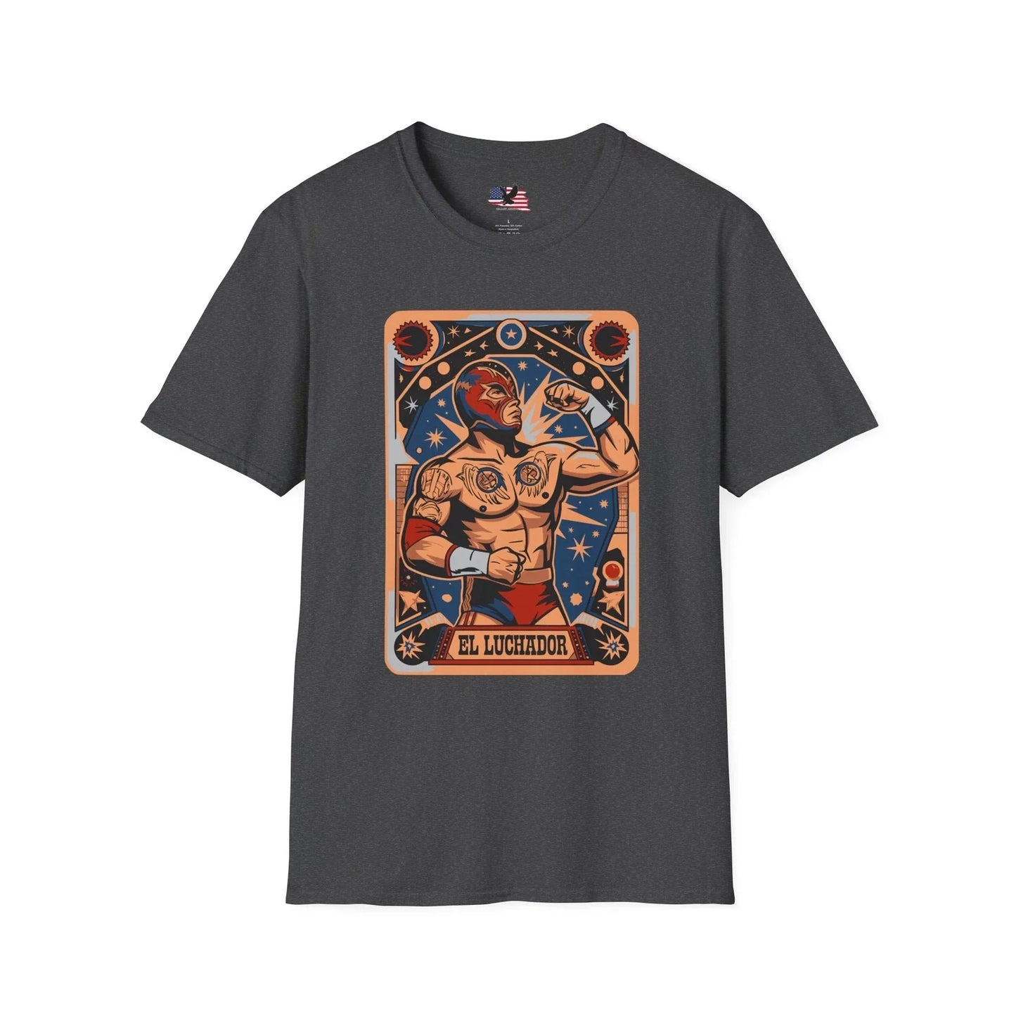 EL LUCHADOR CINCO DE MAYO Humour Unisex T-Shirt - by Valiant American