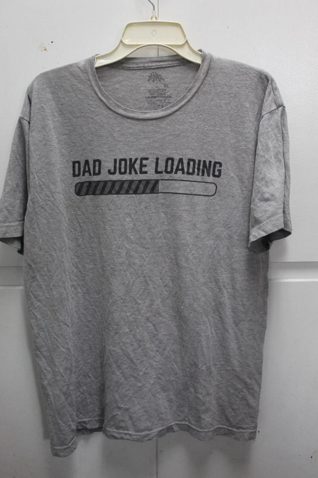 Dad Joke Loading T-Shirt Mens XL Gray Ann Arbor T-Shirt Co. 90% Cotton