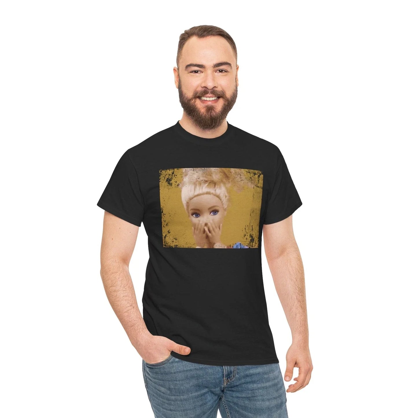 Surprised Doll Meme T-Shirt | Shocked Doll Reaction Shirt