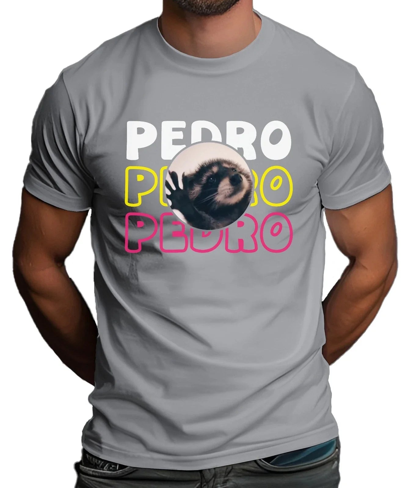 Pedro Pedro Pedro Dancing Raccoon Meme Men's T-Shirt