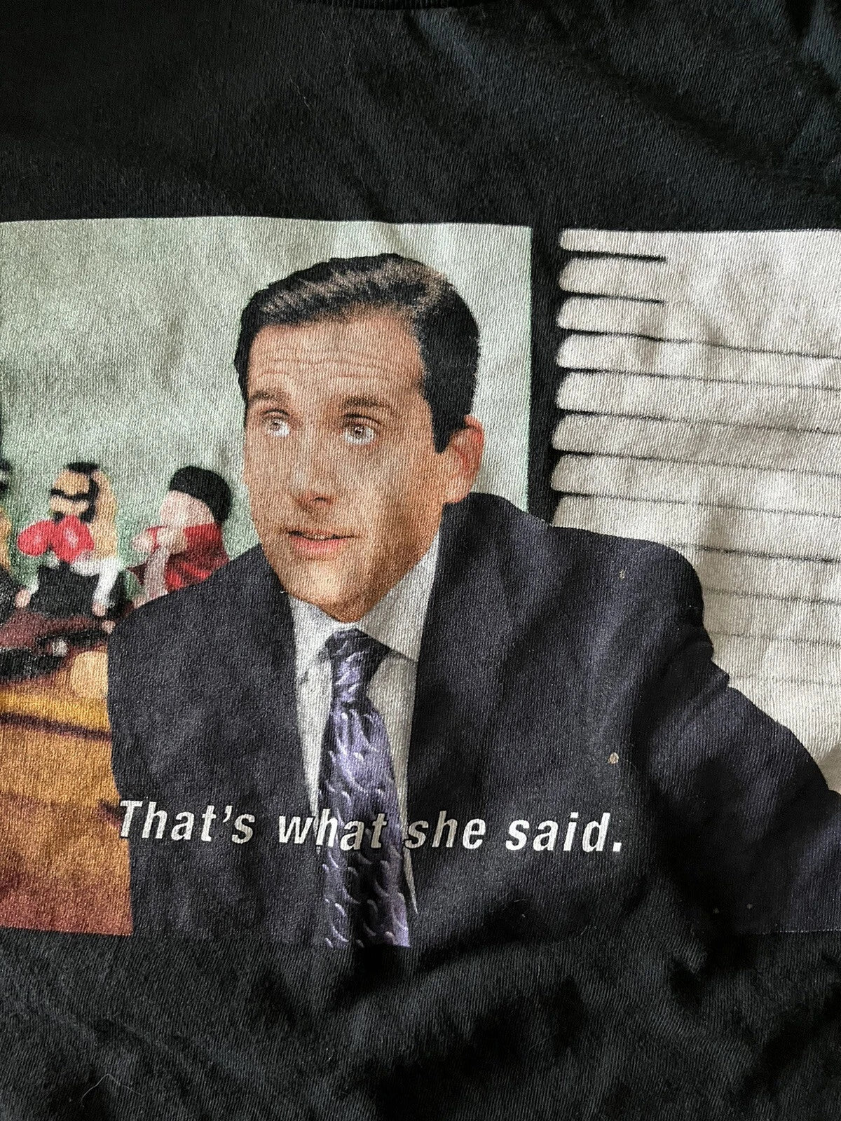 The Office That's What She Said Comedy TV Sitcom Graphic T Shirt Size Medium