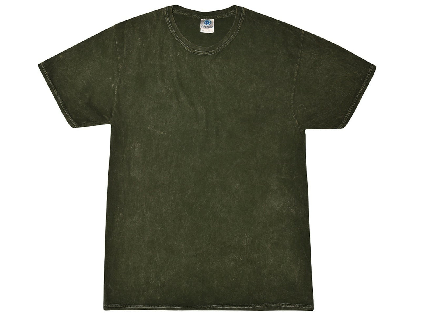 Mineral Wash Vintage Green T-Shirts Adult S to 3XL Short Sleeve 100% Cotton
