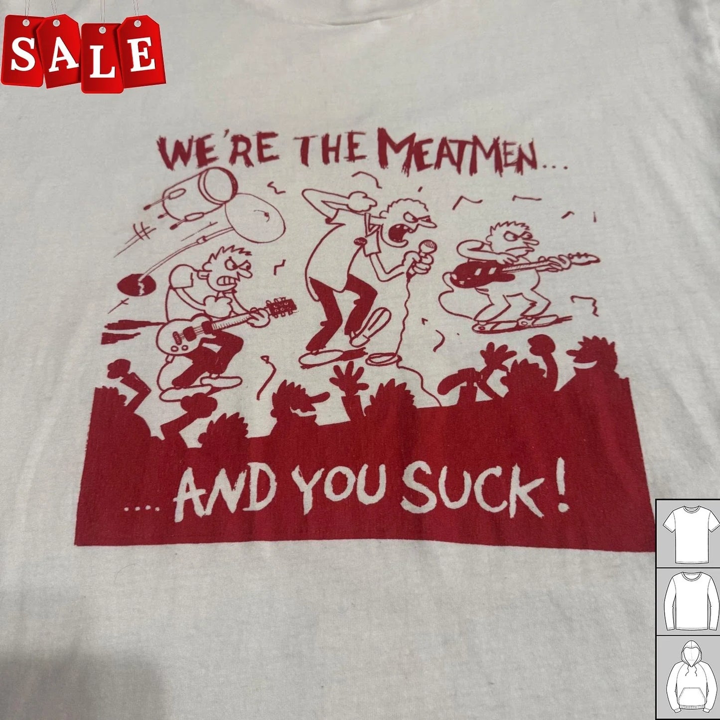 Hot The Meatmen And You Suck Punk Band Gift For Fans Men S-5XL LL455