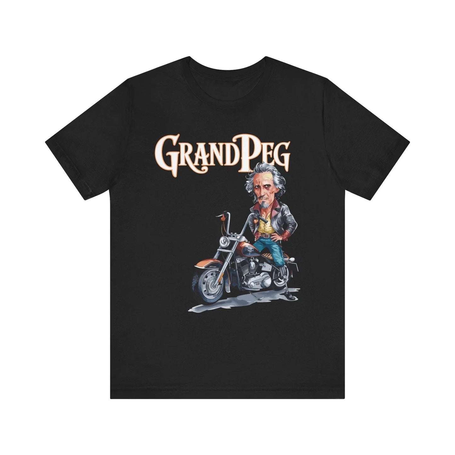 Funny amputee Shirt for Biker Grandpa, prosthetic leg joke t-shirt, Dad Gift