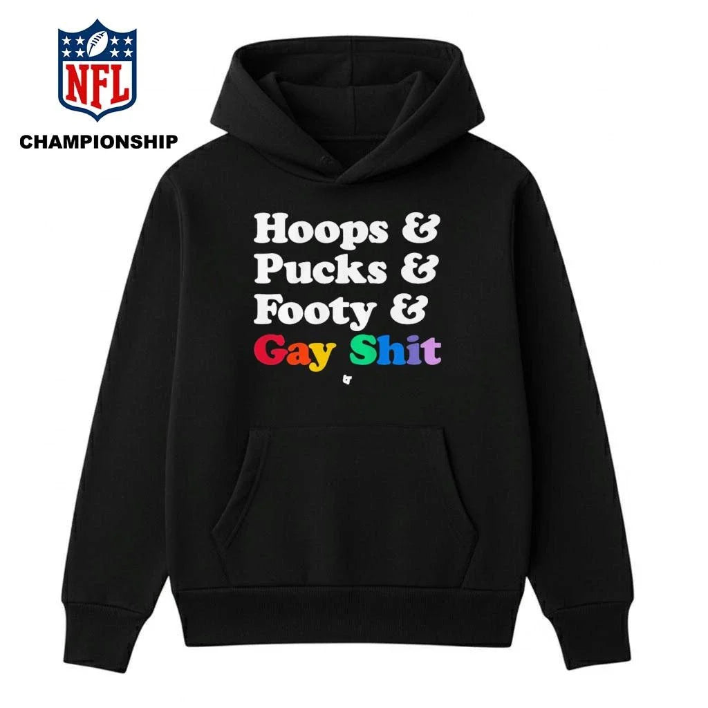 Sarah Spain Hoops & Pucks & Footy & Gay Shit Shirt