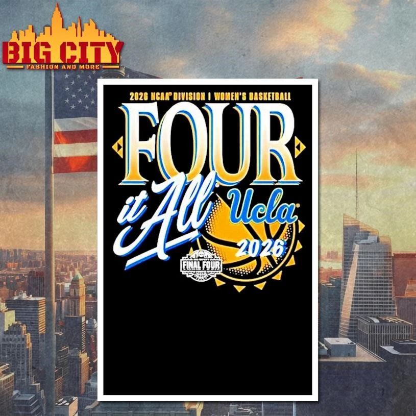 Ncaa Division Womens Basketball Tournament March Madness Final Four Ucla Bruins 2026 Shirt