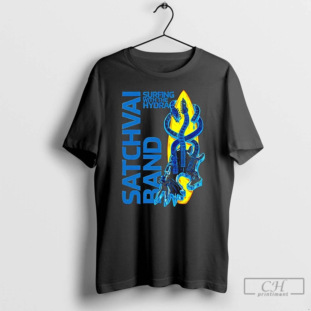 Classic Satchvai Band Hydra Joe Satriani T Shirts