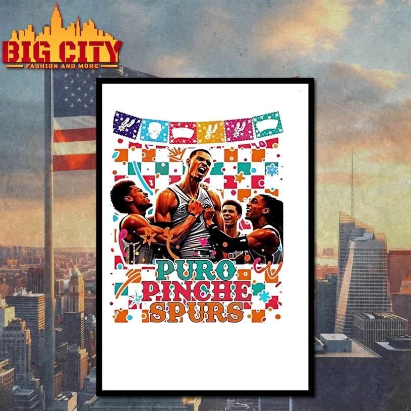 Victor Wembanyama San Antonio Spurs Basketball Puro Pinche Spurs Fiesta Nba Shirt