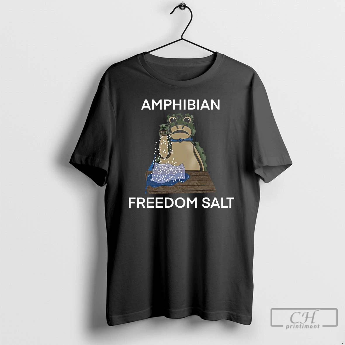 Classic Amphibian Freedom Salt Portland Frog Protest T Shirts