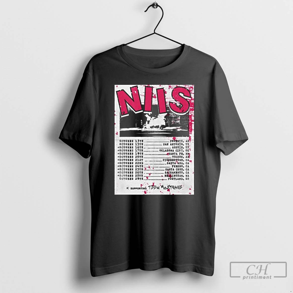 Classic Niis October 2025 Tour Long Sleve T Shirts