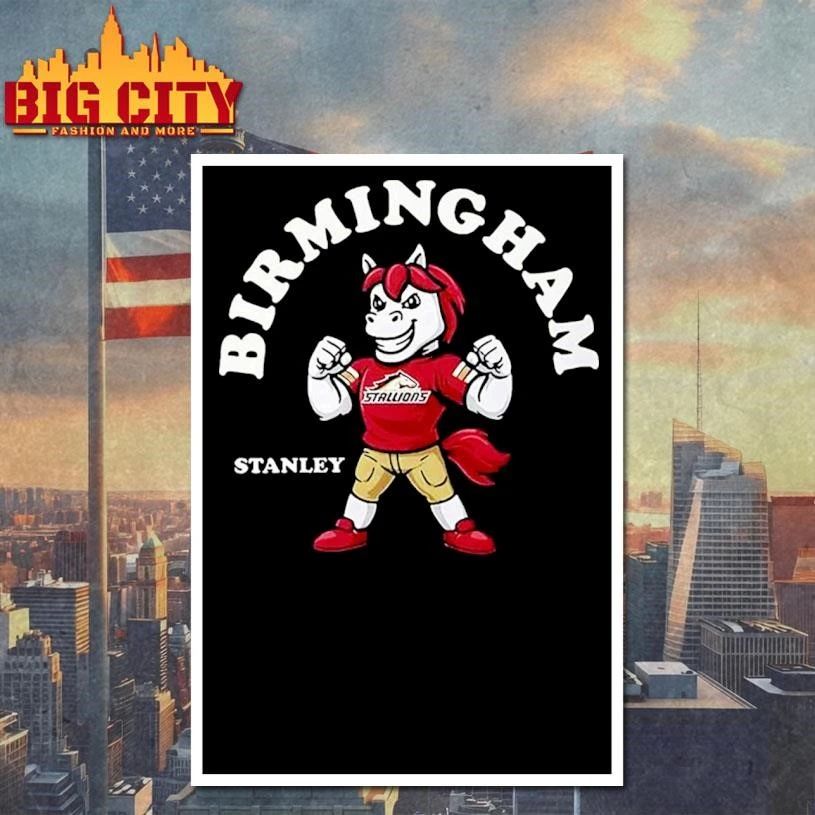Stanley Birmingham Stallions Football 2026 Mascot Shirt