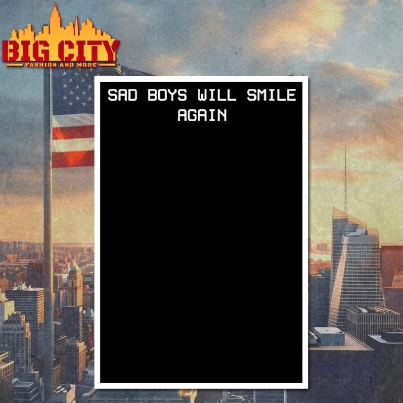 Sad Boys Will Smile Again Graphic Shirt