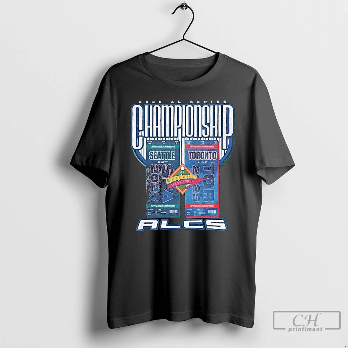 Classic 2025 Al Series Championship Seattle Mariners Vs Toronto Blue Jays Ticket T Shirts