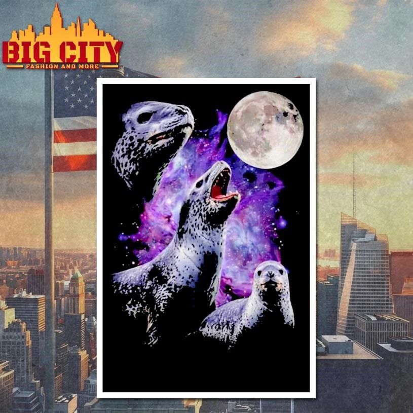 3 Seals Howling At The Moon Shirt