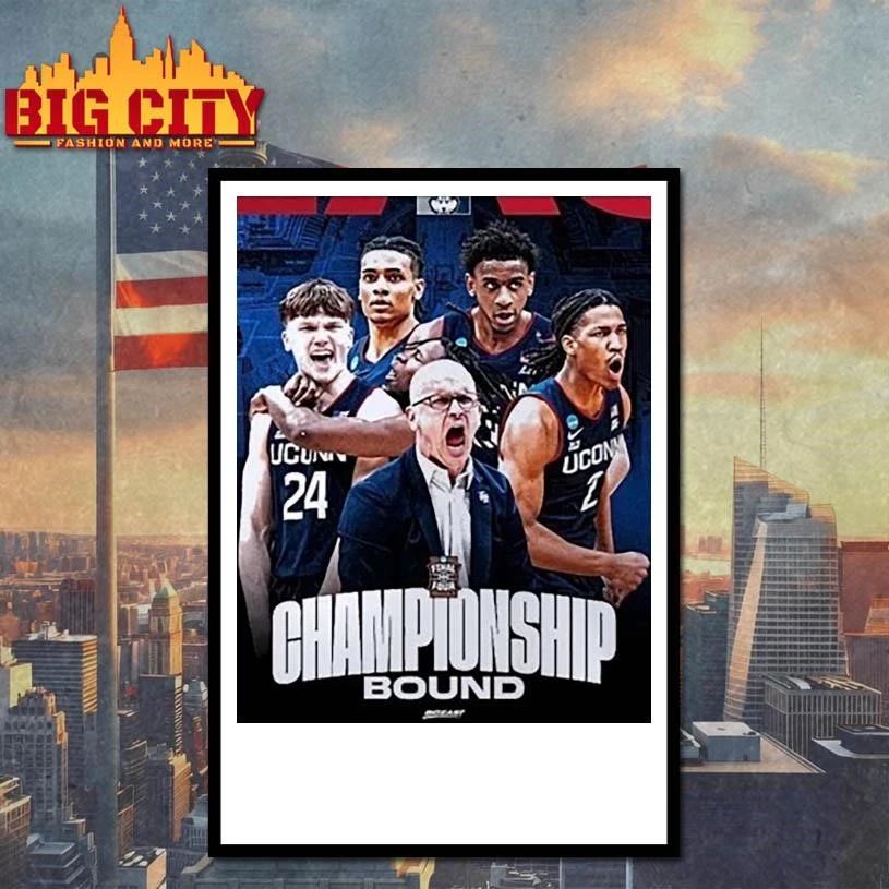 Uconn Huskies Mens Basketball Championship Bound 2026 Ncaa Final Four In Indianapolis Shirt